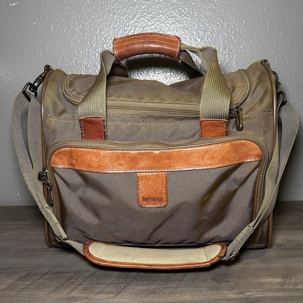 Vintage Hartmann Duffle Bag Weekender CarryOn Travel Classic Preppy Heritage 15”